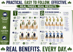 Tai Chi Walking for Seniors Chart Book – 28 Day Plan – Full Color Edition