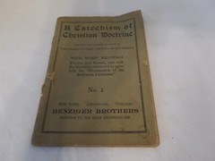  Catechism Of Christian Doctrine 1885 Rare Benziger Brothers No 1 Antique Book