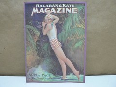 Vintage 1920’s Balaban & Katz Magazine Anita Page Front Cover