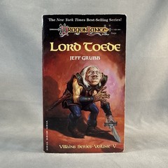 Dragonlance Lord Toede by Jeff Grubb – 1st Print Paperback 1994 TSP