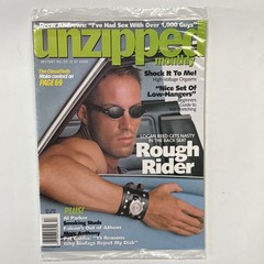 Unzipped Monthly October 2000 New Sealed In Plastic Marc Anthony, Logan Reed
