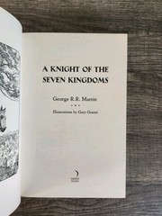 ​A Knight of the Seven Kingdoms George RR Martin First Edition Third Printing