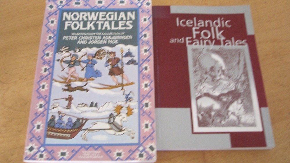 LOT OF 2 NORWEGIAN AND ICELANDIC FOLK & FAIRY TALES
