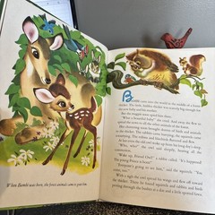 Bambi Hardcover Disney Staff, Walt Disney’s A Golden Book 29th ed 1978