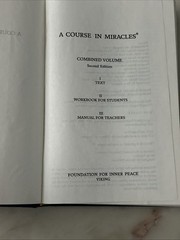 A Course in Miracles Foundation for Inner Peace HC 1996 2nd Edition 2nd Print