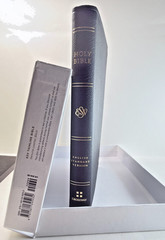 ESV Thinline Bible Genuine Leather Black English Standard Version Crossway New