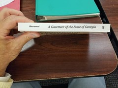 GEORGIA GAZETTEER History Book, 2001 by SHERWOOD, 342 pages USED