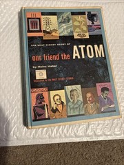 Vintage Walt Disney Our Friend The Atom Heinz Haber 1961 HC Golden Press No DJ –