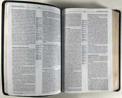 MEV Bible Thinline Reference Black Red Letter USA Print Clean Text