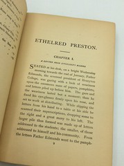 ETHELRED PRESTON by Francis J. Finn S.J. – 1896 – SIGNED – Catholic – Children’s