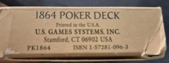 U S Games Systems 1864 Poker Deck (Hardback)