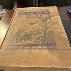 Walter Barnes The American Scene Cloth American Book Company 1940 Americana