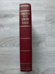 Think and Grow Rich 1954 Napoleon Hill Ralston Society Hardcover Book