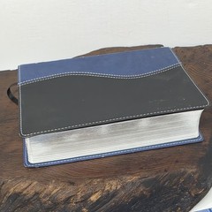 NIV Teen Study Bible Blue Black Italian Duo-Tone Zondervan Leather 2000s