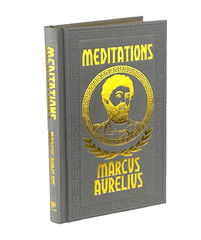 MEDITATIONS by Marcus Aurelius (6.8″x4.4″) Deluxe Compact Gilded Pages Brand New