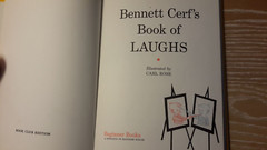 Vintage 1959 “Book of Laughs” by Bennett Cerf, drawings by Carl Rose 1st Edition