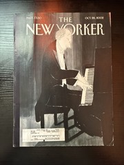 2002 OCTOBER 28 NEW YORKER MAGAZINE – ILLUSTRATED COVER PIANO MUSIC