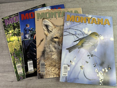 Vintage Lot Of 4 Montana Magazine 1998 Jan-Aug Bimonthly
