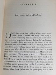C. S. Lewis, The Lion the Witch & the Wardrobe, First Edition, Macmillan 1950