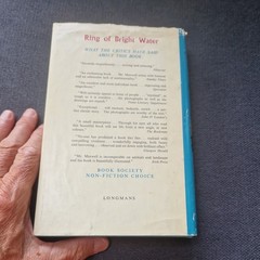 Ring of Bright Water – Gavin Maxwell – 1960 – Vintage Longmans Hardback Book