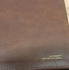 ESV Thompson Chain-Reference Bible Leathersoft Brown Red Letter 1977 Text