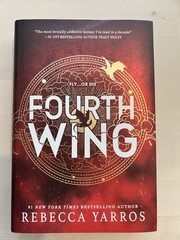 Rebecca Yarros Fourth Wing Hardcover Novel, The Empyrean Ser., Fantasy, English