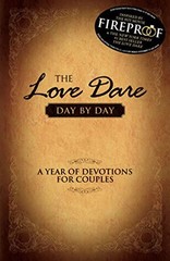 The Love Dare Day by Day: A Year of Devotions for Couples – Hardcover – GOOD