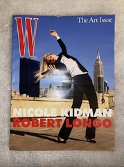 W MAGAZINE-VOLUME 6, 2024-THE ART ISSUE-NICOLE KIDMAN-ROBERT LONGO- 182 PAGES