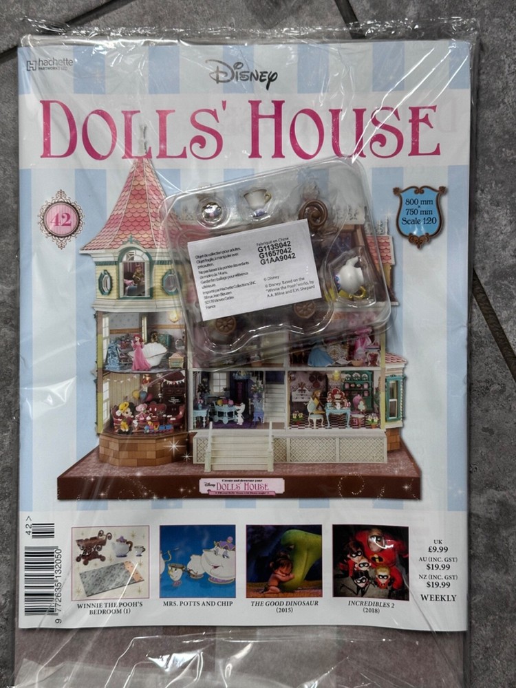 Hachette Partworks Disney Doll House Issue #42 Sealed