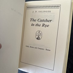 The Catcher in the Rye by J. D. Salinger (1951) Early Book Club Edition