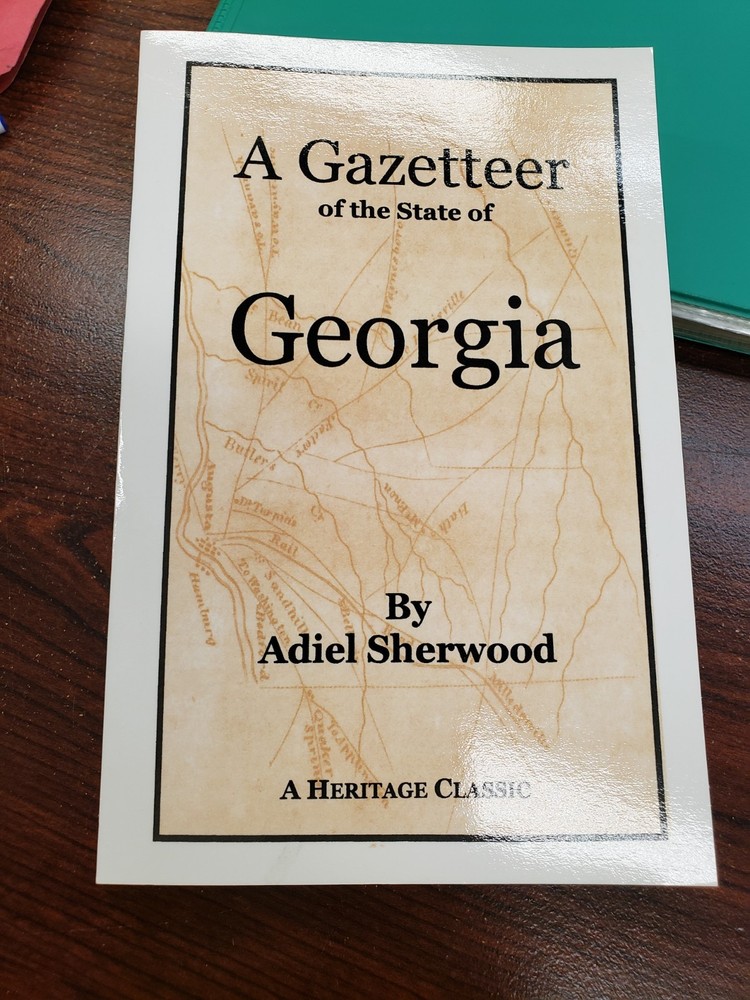GEORGIA GAZETTEER History Book, 2001 by SHERWOOD, 342 pages USED