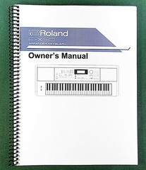 Roland E-X50 Owner’s Instruction Manual: 47 Pages & Protective Covers!