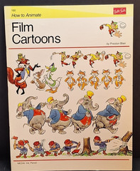 1980-How to Animate Film Cartoons by Preston Blair Walter Foster Art Book-VG+