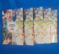 NEW! SDCC 2024 VIZ MEDIA MANGA SAMPLER BOOK – LOT / BUNDLE OF 5 BOOKS!