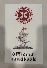 Officer’s Handbook of the Trinity White Knights by William Bader SB
