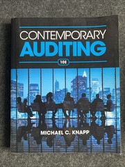 Contemporary Auditing by Michael C. Knapp (2014, Trade Paperback) : VGC