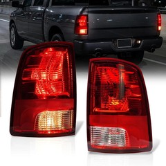 Red Tail Light Assembly Compatible with 2009-2018 Dodge Ram 1500 2500 3500, 2019