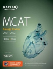 MCAT Biology Review 2021-2022: Online + Book (Kaplan Test Prep) – GOOD
