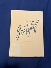 Green Inspired Simply Grateful Journal Multi-Colored