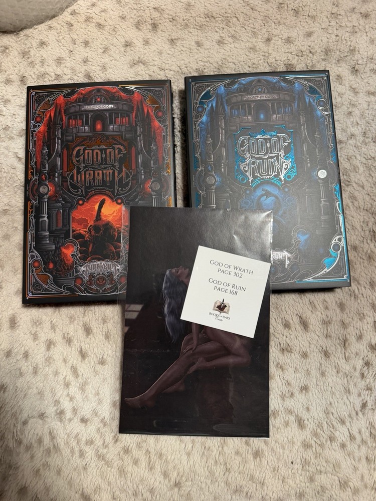 God of Wrath and God of Ruin by Rina Kent Books for Days Exclusive Editions