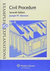 Civil Procedure, 7th Edition – Paperback, by Glannon Joseph W. – Very Good