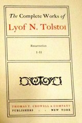 1899 Tolstoi’s Works Resurrection Volumes 1 & 2 Hardcover Book 548 Pages