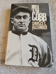 Ty Cobb by Charles C Alexander First First Edition HC 1984 Dustjacket Vintage