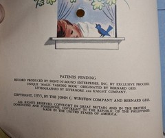 Vintage 1955 “The Singing Happy Birthday Book” Magic Talking Book