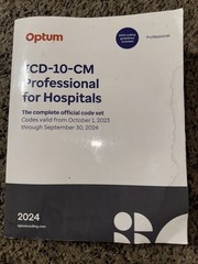 2024 ICD-10-CM Professional for Hospitals paperback