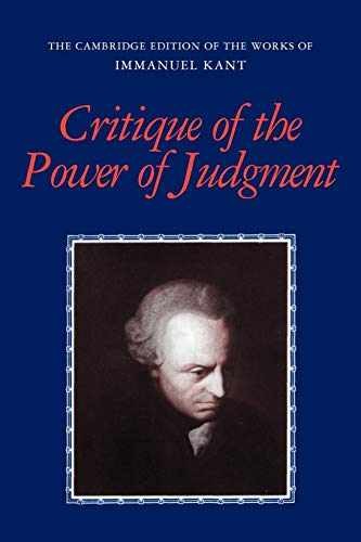 Critique of the Power of Judgment – Paperback, by Kant Immanuel – Acceptable n
