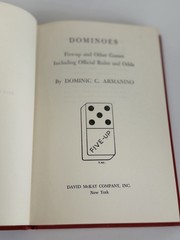 Dominoes: Five-Up and Other Games by Dominic C Armanino Vintage 1959 No Jacket