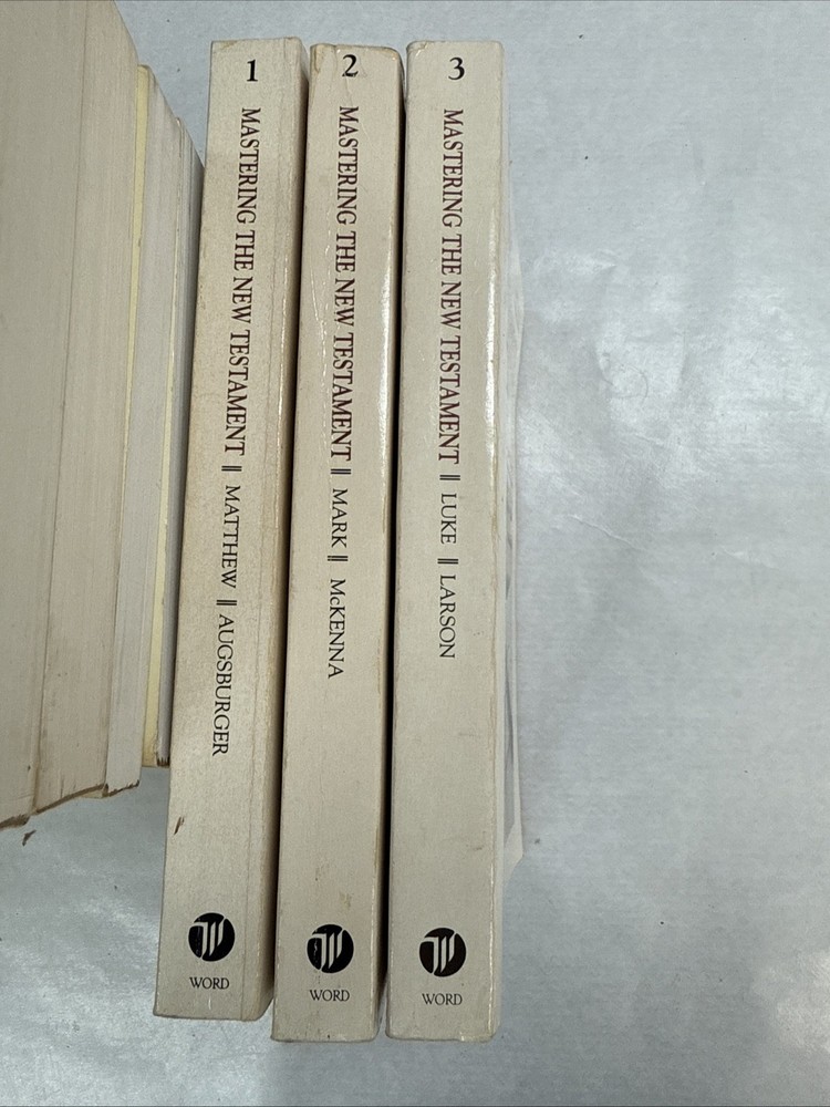 Mastering The New Testament Lloyd Volume 1, 2, And 3 Luke Mark Matthew
