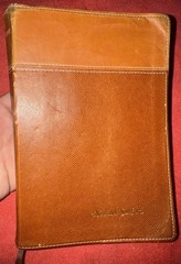 Zondervan Holy Bible NIV Italian Duo Tone brown tan Gold Edge Presented To You!