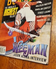 RARE 2000 Big Brother Skateboarding Magazine Weeman Jackass Issue 60 Rare signed